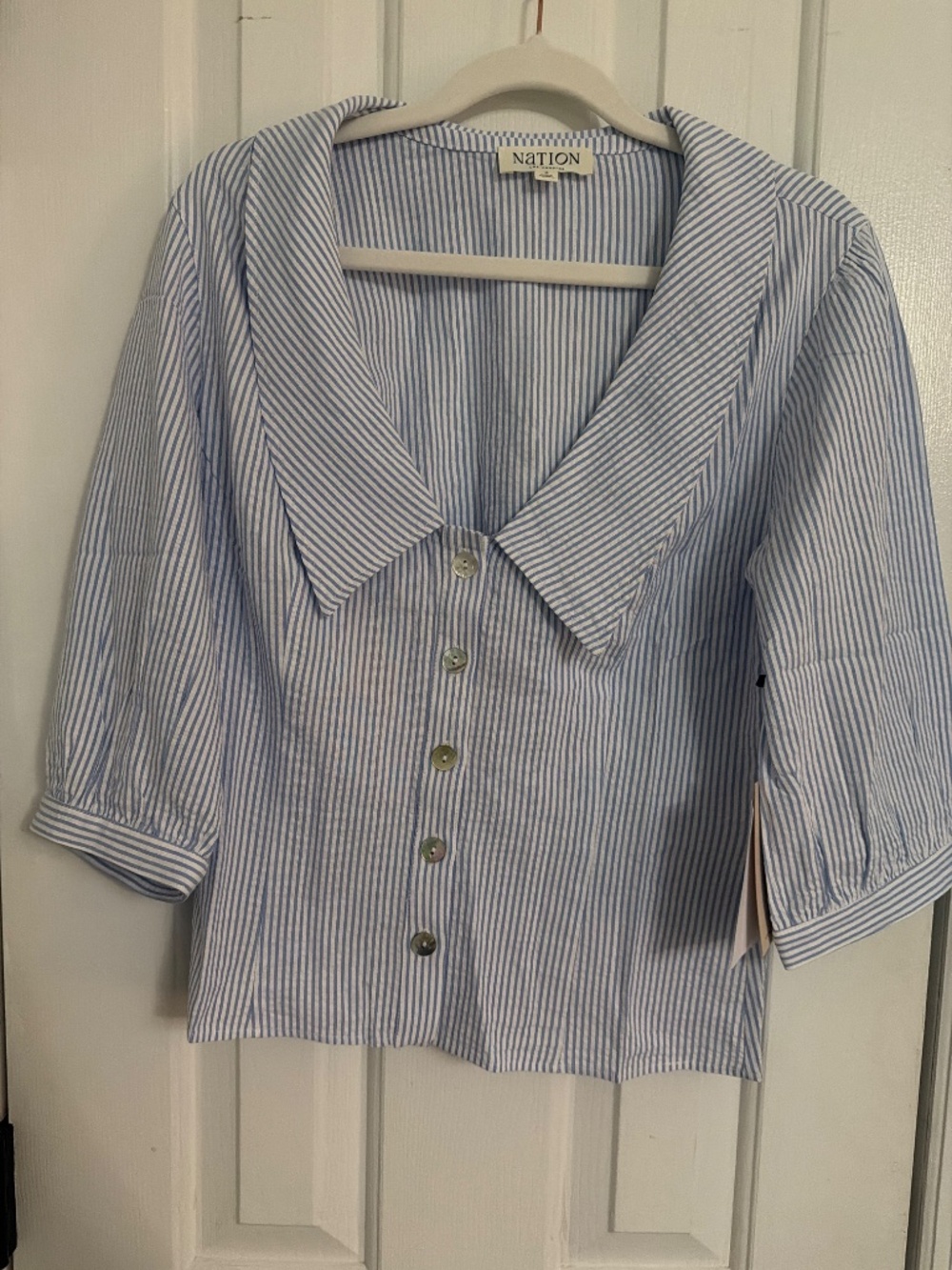 Anthropologie half sleeve blouse